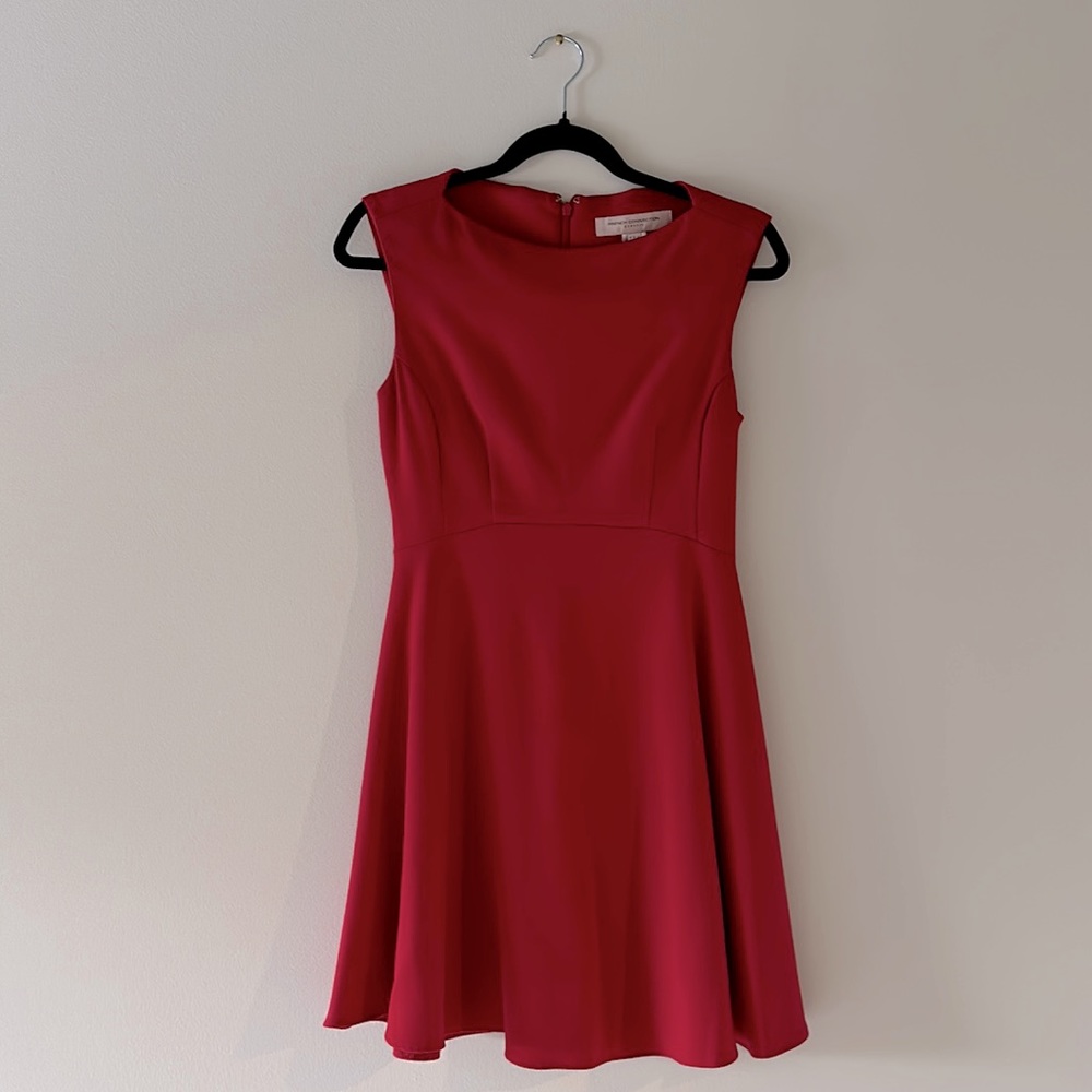 Red professional dress